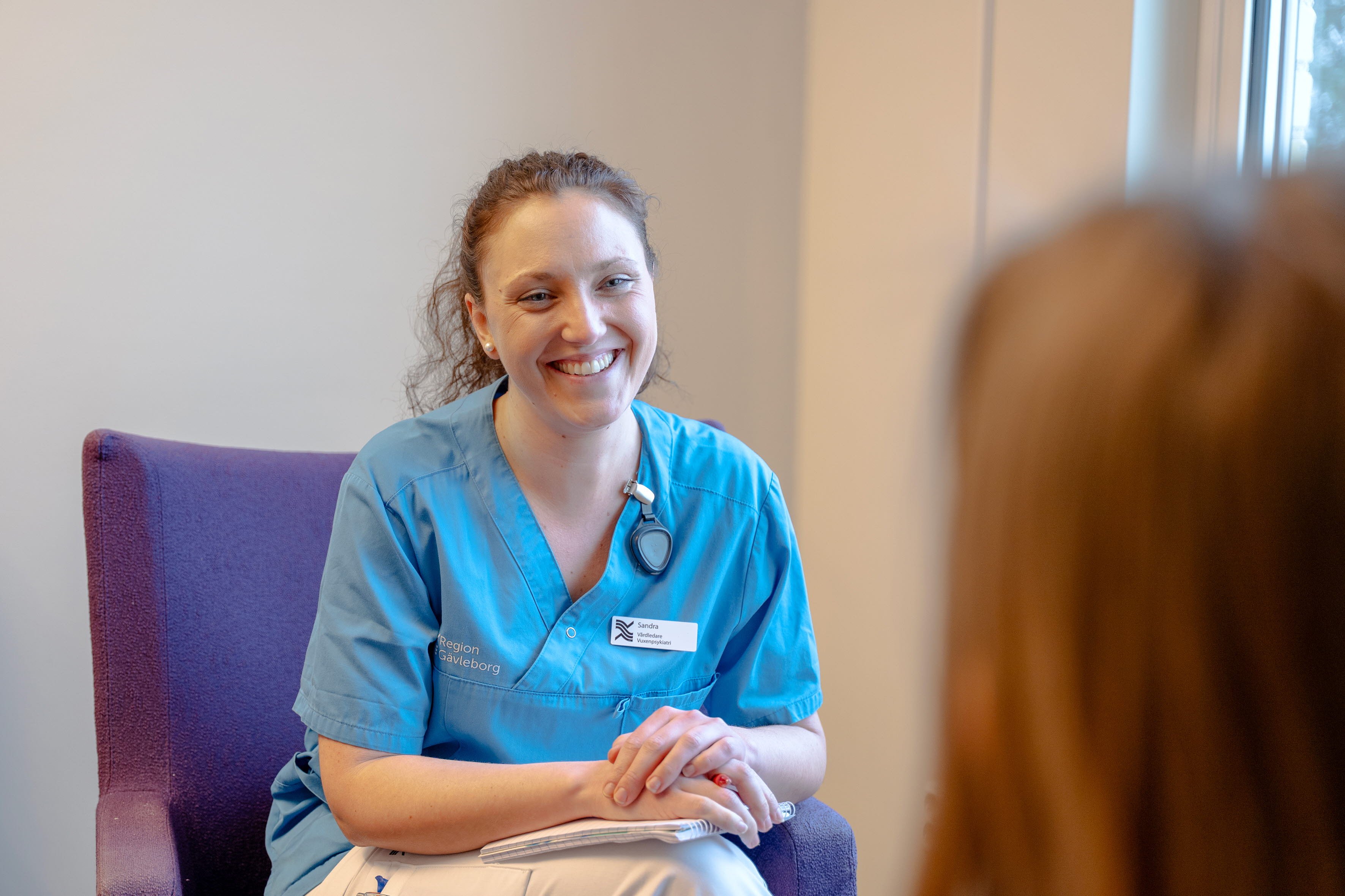 Sandra Hasselgren, skötare/vårdledare psykiatrin Hudiksvall