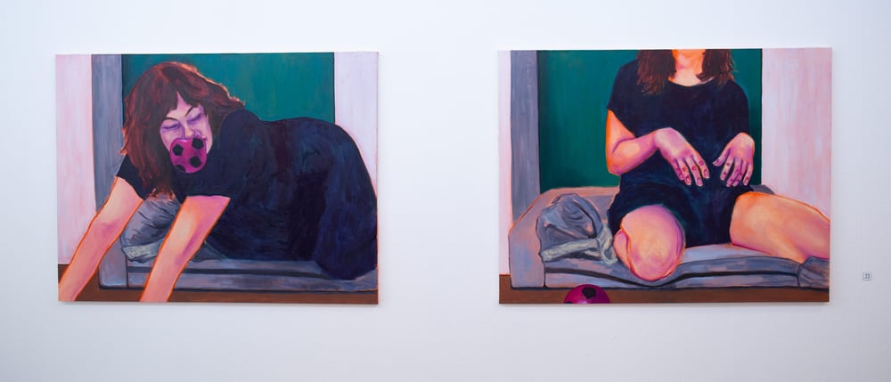 Konstverk Maria Jansson Bad dog Rotten bitch