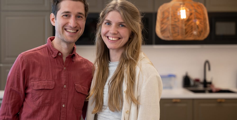 Adam Bolay och Therese Holmsten.