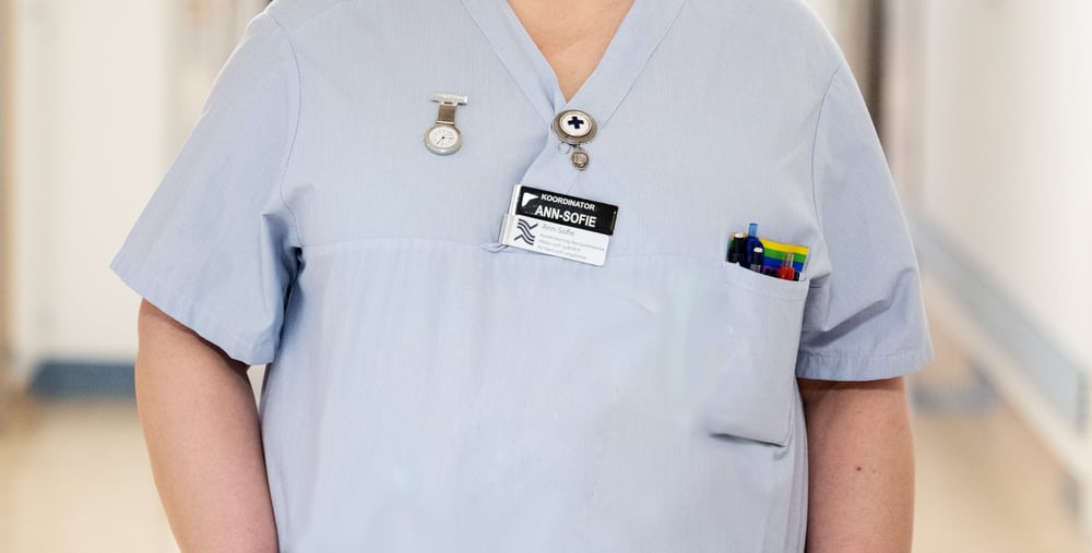 Foto på Ann-Sofie Johansson, sjuksköterska, barnsjukvården, Gävle