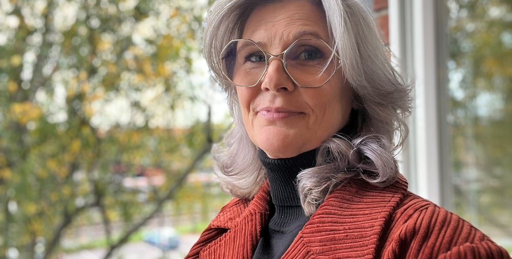 porträtt Britt-Inger Loman, programledare FVIS-programmet Region Gävleborg