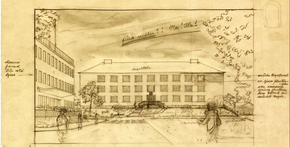 Husritning från arkivet