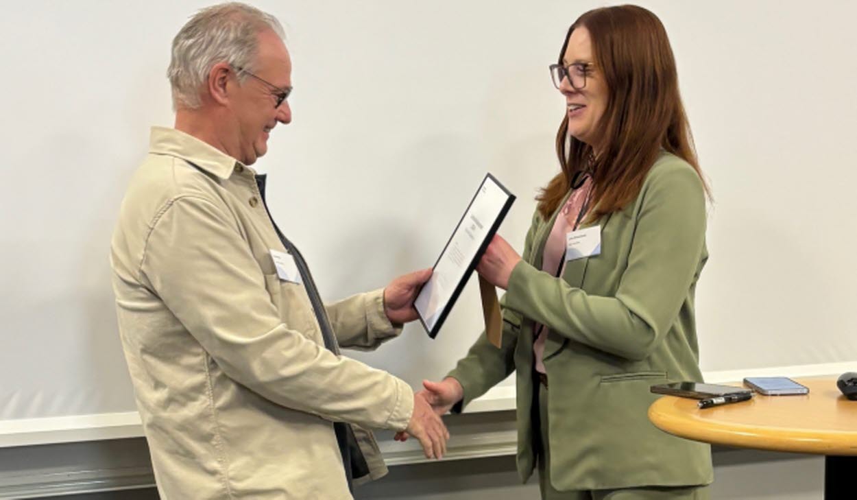 Prisutdelning till Hjärnkoll Gävleborg, pristagare av Länsfolkhälsopriset 2024