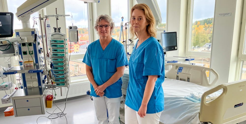 Gott exempel på arbete för hyroberoende inom verksamhetsområde anestesin.