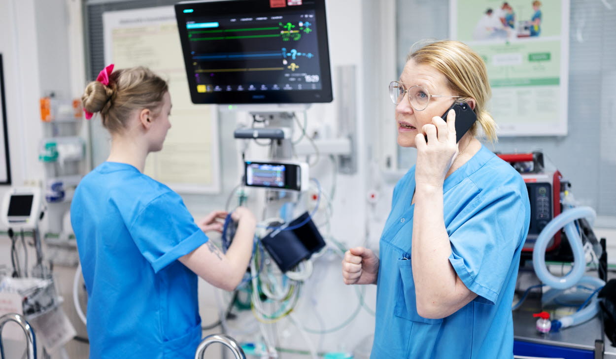 Malin Engvall och Susanne Andersson, sjuksköterskor Gävle akutmottagning