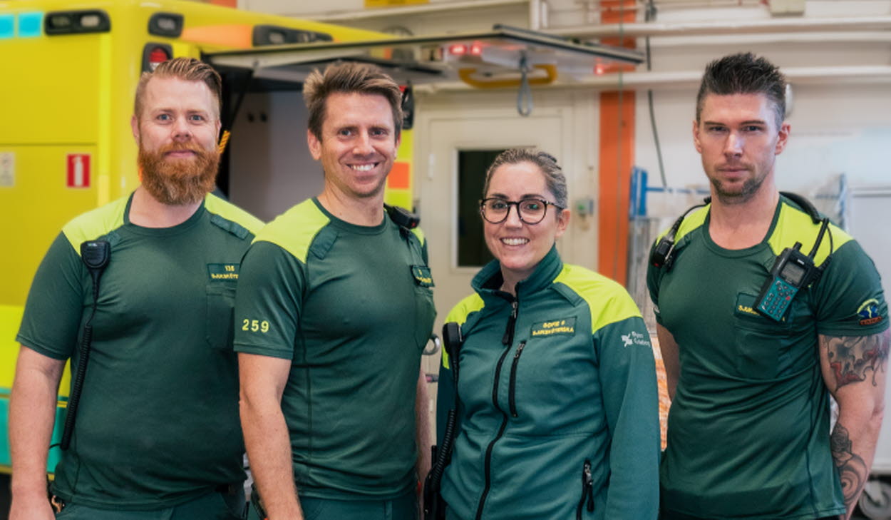 Andreas Färnstedt, sjuksköterska
Daniel Björkman, ambulanssjuksköterska
Sofie Smedberg, sjuksköterska
Christian Westman, sjuksköterska