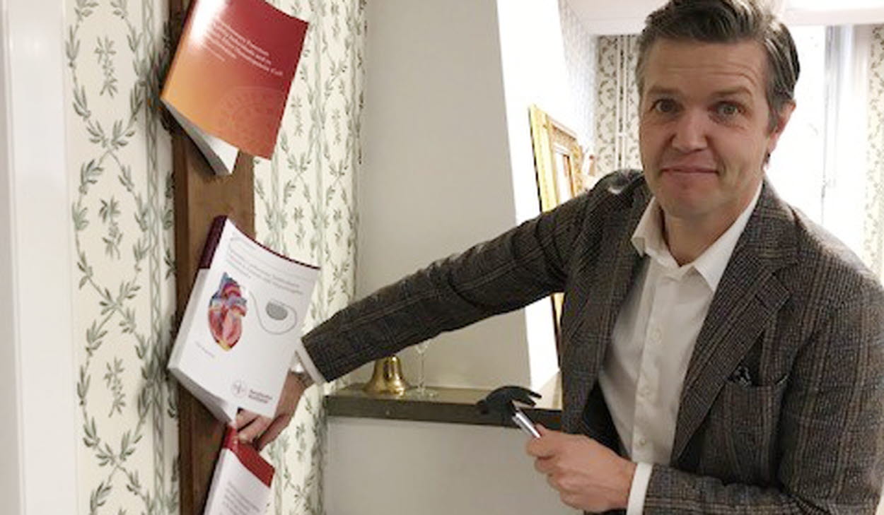 Samuel Ersryd, kirurg, kärlsektionen Gävle sjukhus.