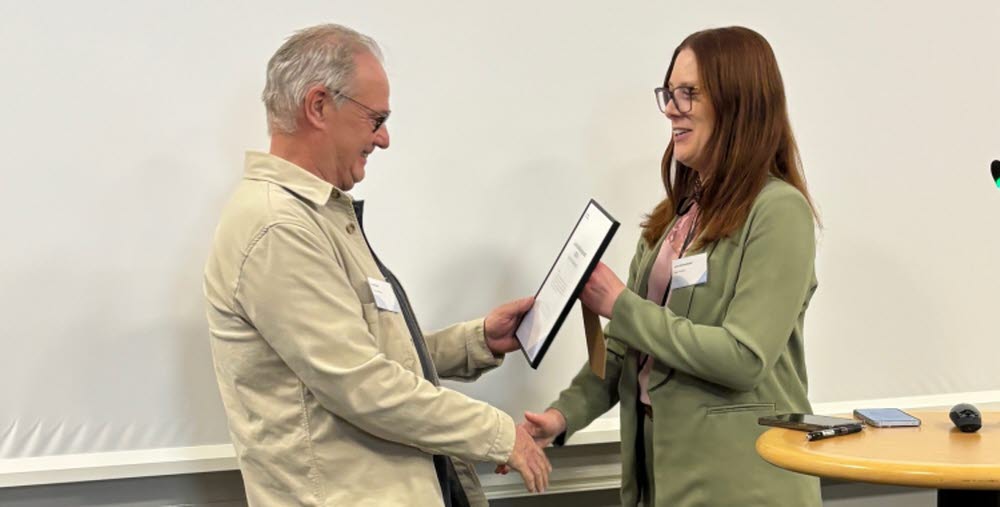 Prisutdelning till Hjärnkoll Gävleborg, pristagare av Länsfolkhälsopriset 2024