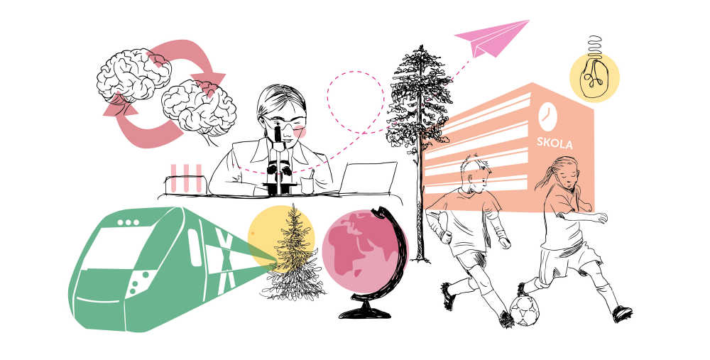 Regional utvecklingsstrategi illustrationer