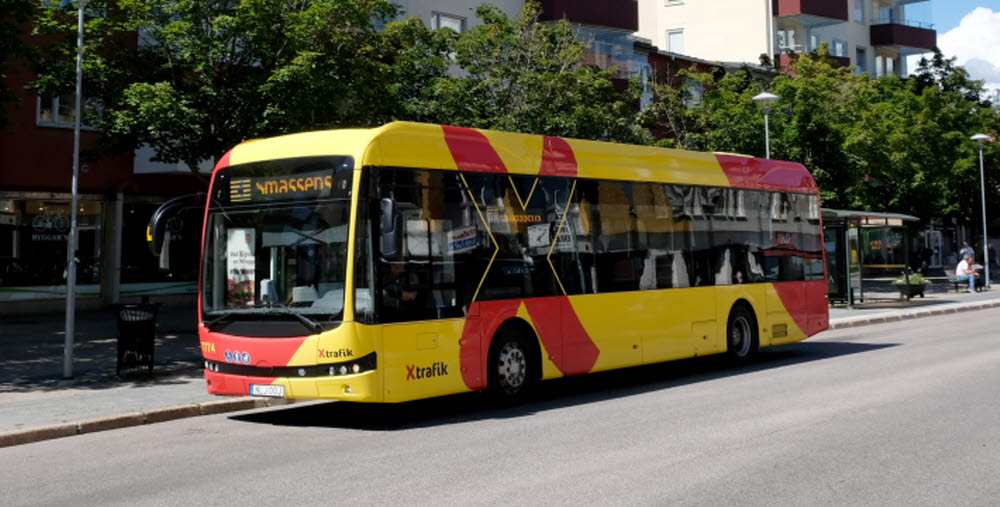 Elbuss i trafik