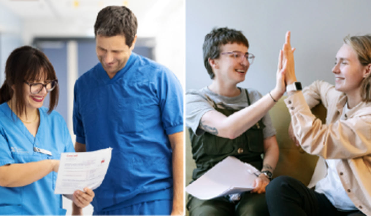 Medarbetare i Region Gävleborg och praktiserande ungdomar