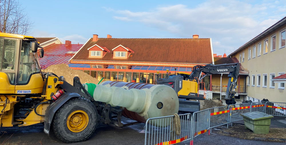 Exteriörbild på Bollnäs folkhögskola