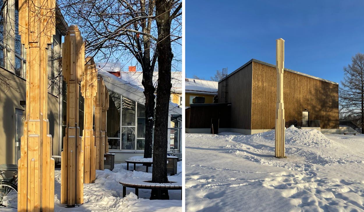 Detaljbild från Linnea Rygaards gestaltning ”Wuthering Heights”