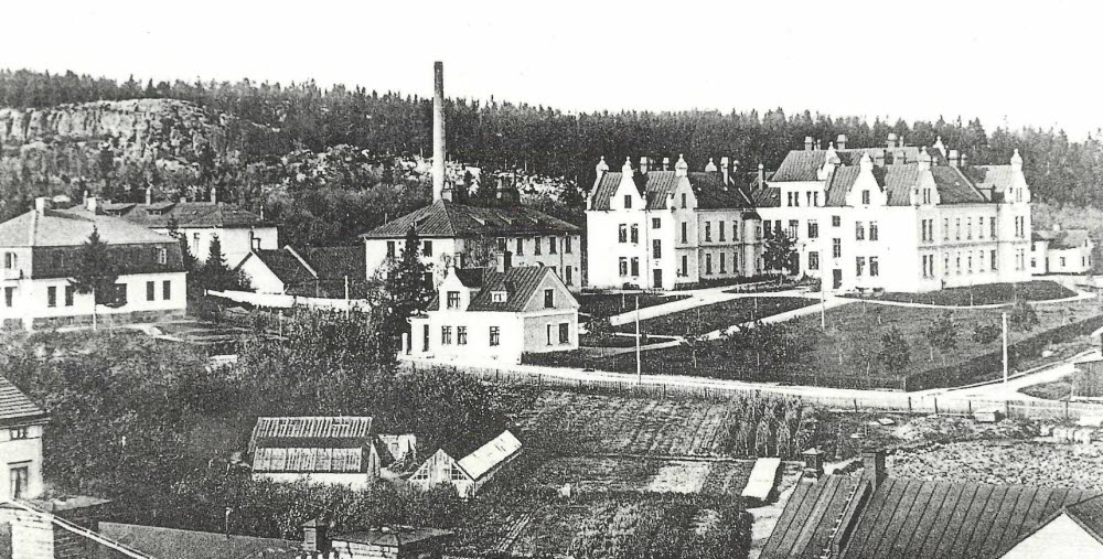 Bild från arkivet på Länssjukhuset i Hudiksvall.